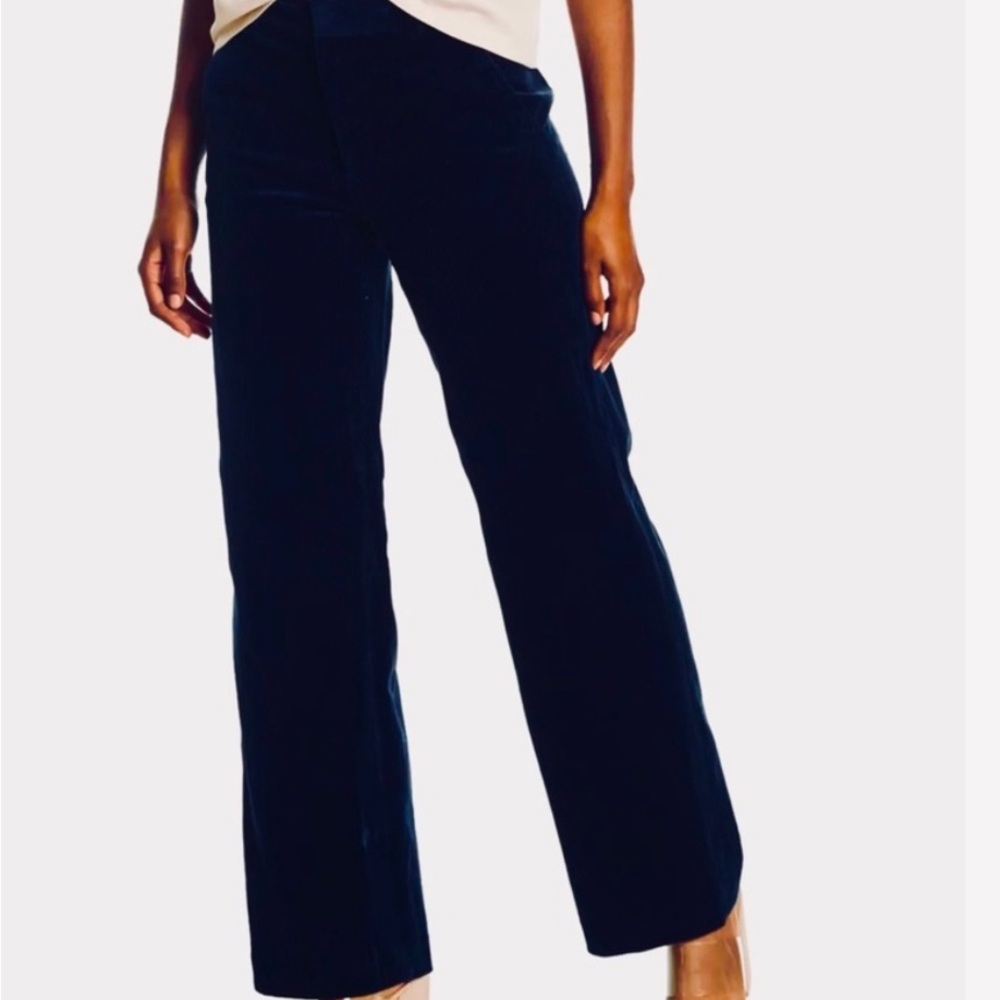 Club Monaco corduroy cotton Black Women's wide leg Pants size 6